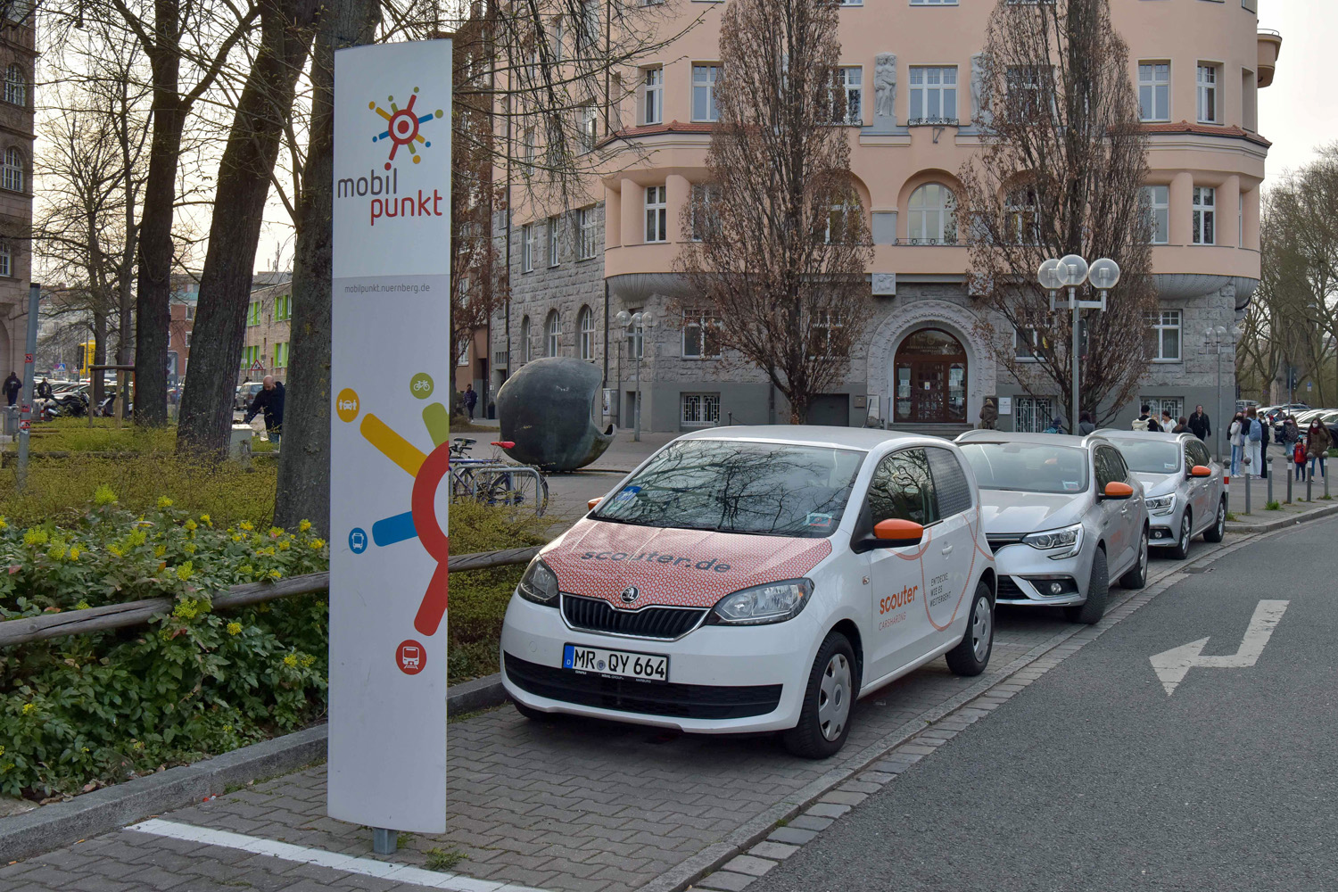 Carsharing-Auto von scouter am Prinzregentenufer